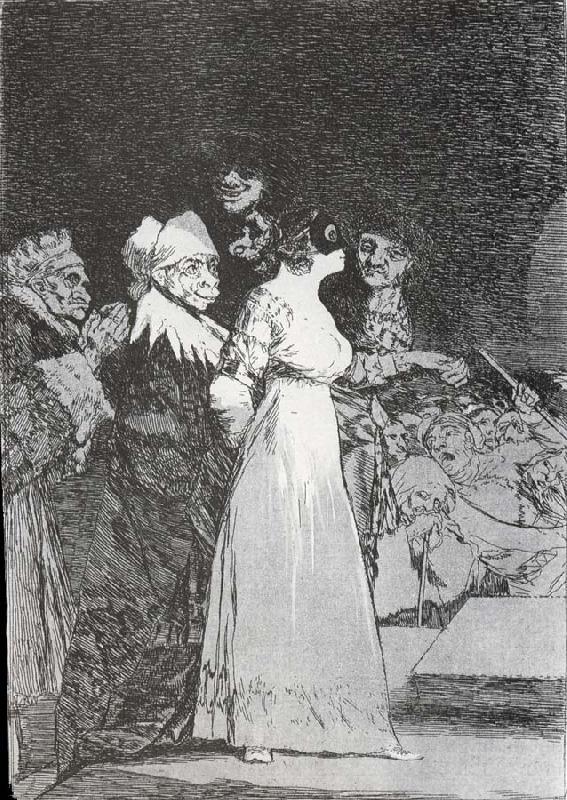 Francisco Goya El si pronuncian y la mano Alargan al primero que llega china oil painting image
